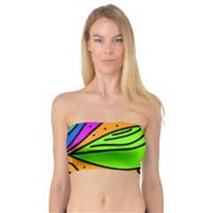 Green Bird Bandeau Top by Valentinaart