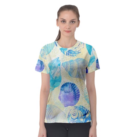 Seashells Women s Sport Mesh Tee by DanaeStudio