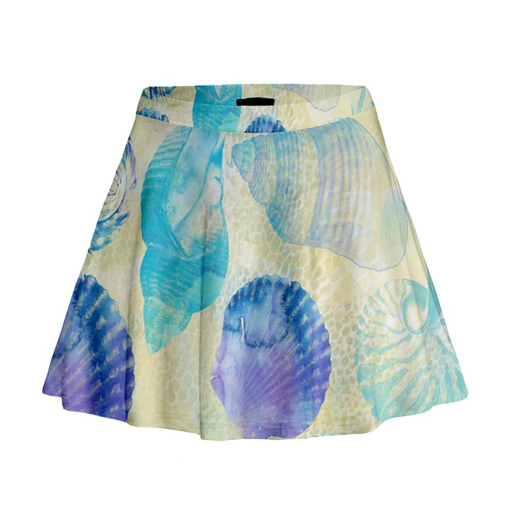 Seashells Mini Flare Skirt