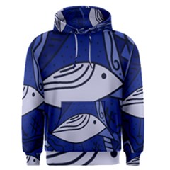 Blue Bird Men s Pullover Hoodie by Valentinaart