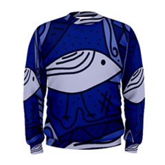 Blue Bird Men s Sweatshirt by Valentinaart