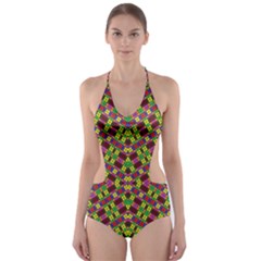 Tishrei King Four I Cut-out One Piece Swimsuit by MRTACPANS