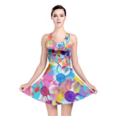 Anemones Reversible Skater Dress