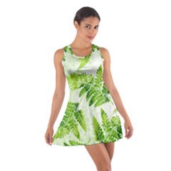 Fern Leaves Cotton Racerback Dress