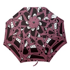 Playful Abstraction Folding Umbrellas by Valentinaart