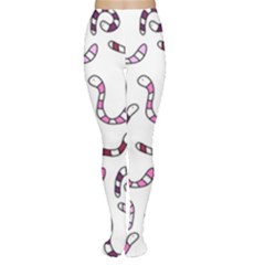 Purple Worms Women s Tights by Valentinaart