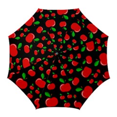 Red Apples  Golf Umbrellas by Valentinaart