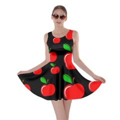 Red Apples  Skater Dress by Valentinaart