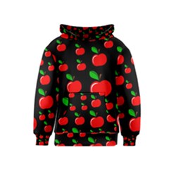 Red Apples  Kids  Pullover Hoodie by Valentinaart