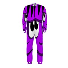 Halloween - Purple Frankenstein Onepiece Jumpsuit (kids) by Valentinaart