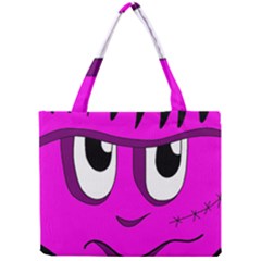 Halloween - Pink Frankenstein Mini Tote Bag by Valentinaart