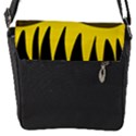 Halloween Frankenstein - yellow Flap Messenger Bag (S) View1