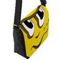 Halloween Frankenstein - yellow Flap Messenger Bag (S) View2