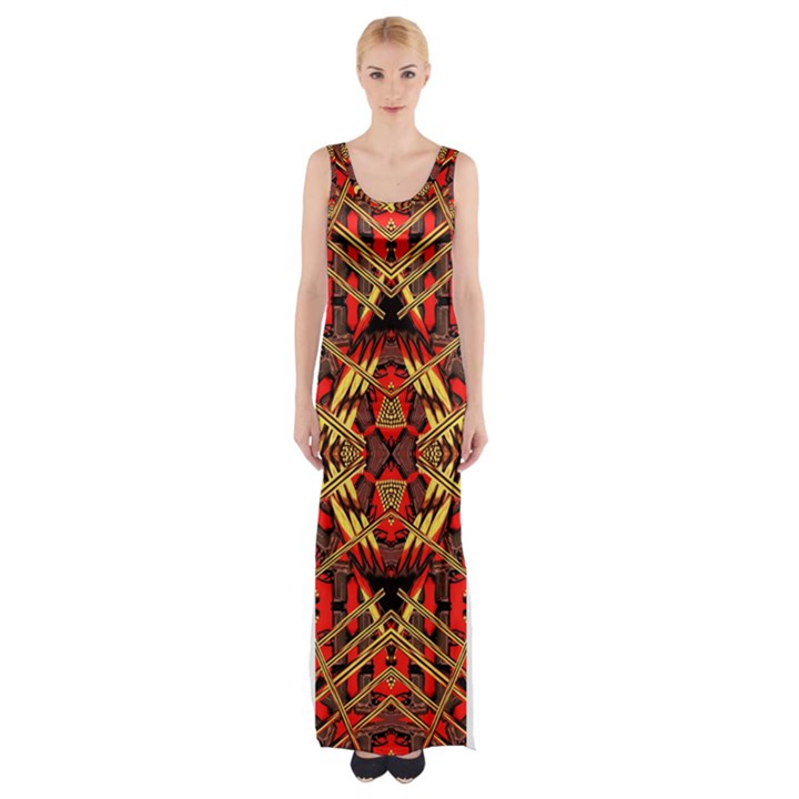 Bull Eteese N Gun Maxi Thigh Split Dress