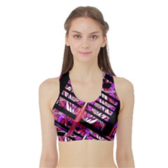 Cut Out Sports Bra With Border by MRTACPANS