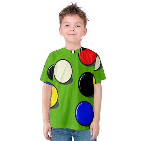 Billiard  Kid s Cotton Tee by Valentinaart