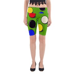 Billiard  Yoga Cropped Leggings by Valentinaart