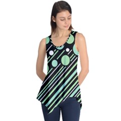 Green Transformaton Sleeveless Tunic