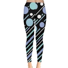 Blue Transformation Leggings  by Valentinaart