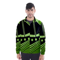 Boat - Green Wind Breaker (men) by Valentinaart