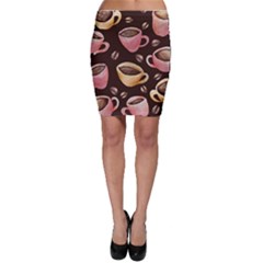 Coffee House Barista  Bodycon Skirt by BubbSnugg