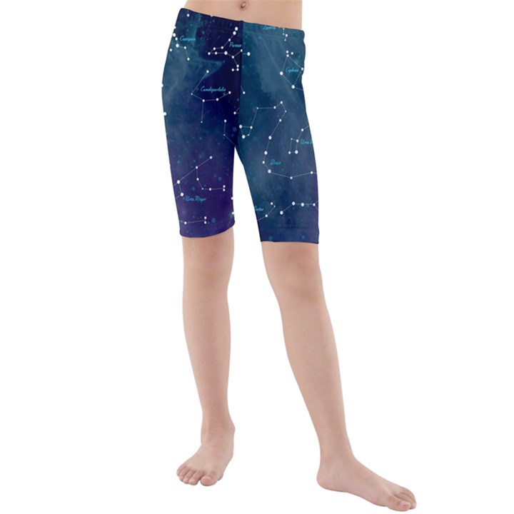 Constellations Kid s Mid Length Swim Shorts