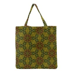 Camo Abstract Shell Pattern Grocery Tote Bag by TanyaDraws