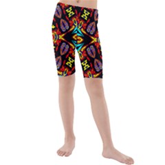 HEADS UP TALK Kid s Mid Length Swim Shorts