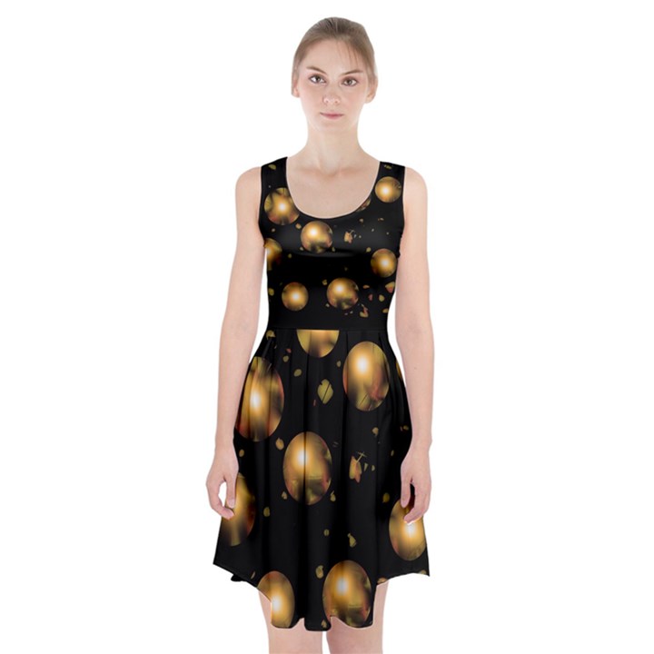 Golden balls Racerback Midi Dress