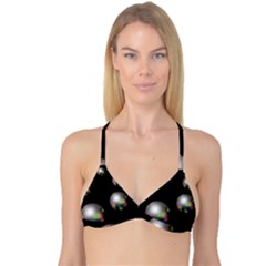 Silver Pearls Reversible Tri Bikini Top by Valentinaart