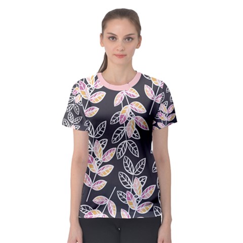 Winter Foliage Women s Sport Mesh Tee by DanaeStudio