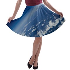 Space Photography A-line Skater Skirt