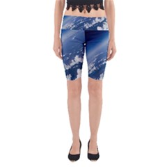 Space Photography Yoga Cropped Leggings