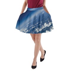 Space Photography A-Line Pocket Skirt