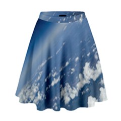 Space Photography High Waist Skirt