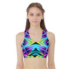 Art Off Wall Sports Bra With Border