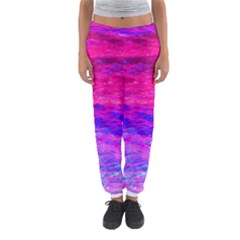 Pink And Blue Water Women s Jogger Sweatpants