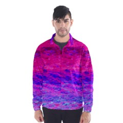 Pink And Blue Water Wind Breaker (men)