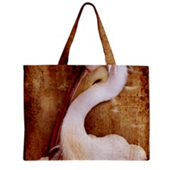 920-pelican Zipper Mini Tote Bag by PimpinellaArt