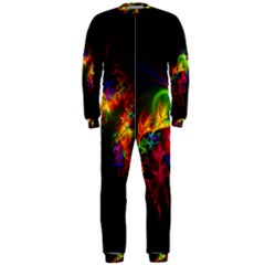 Bright Multi Coloured Fractal Pattern Onepiece Jumpsuit (men)  by traceyleeartdesigns