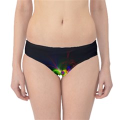 Bright Multi Coloured Fractal Pattern Hipster Bikini Bottoms