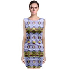 Soul Flower Classic Sleeveless Midi Dress by pepitasart