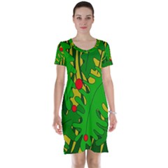 In The Jungle Short Sleeve Nightdress by Valentinaart