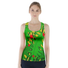 In The Jungle Racer Back Sports Top by Valentinaart