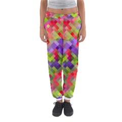 Colorful Mosaic Women s Jogger Sweatpants by DanaeStudio