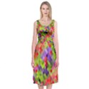 Colorful Mosaic Midi Sleeveless Dress View1