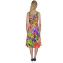 Colorful Mosaic Midi Sleeveless Dress View2