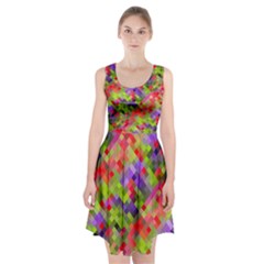 Colorful Mosaic Racerback Midi Dress by DanaeStudio