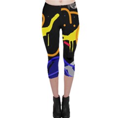 Crazy Dream Capri Leggings  by Valentinaart