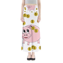 Piggy Bank  Maxi Skirts by Valentinaart